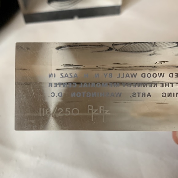 Signed Acrylic optical art by Israeli artist N. H. Azaz “OT Musical Instruments” - Picture 10 of 10